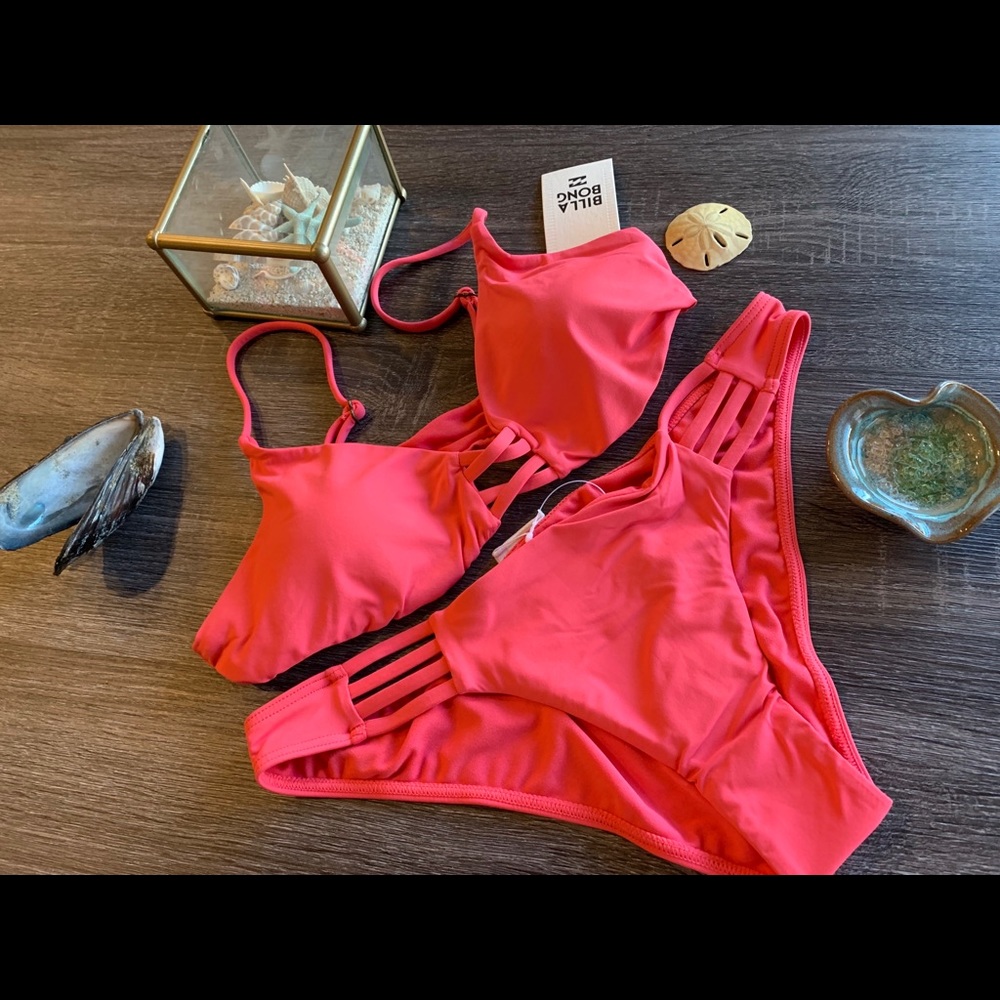 🌺 Billabong Coral Bikini 🌺🏝 NWT ☀️